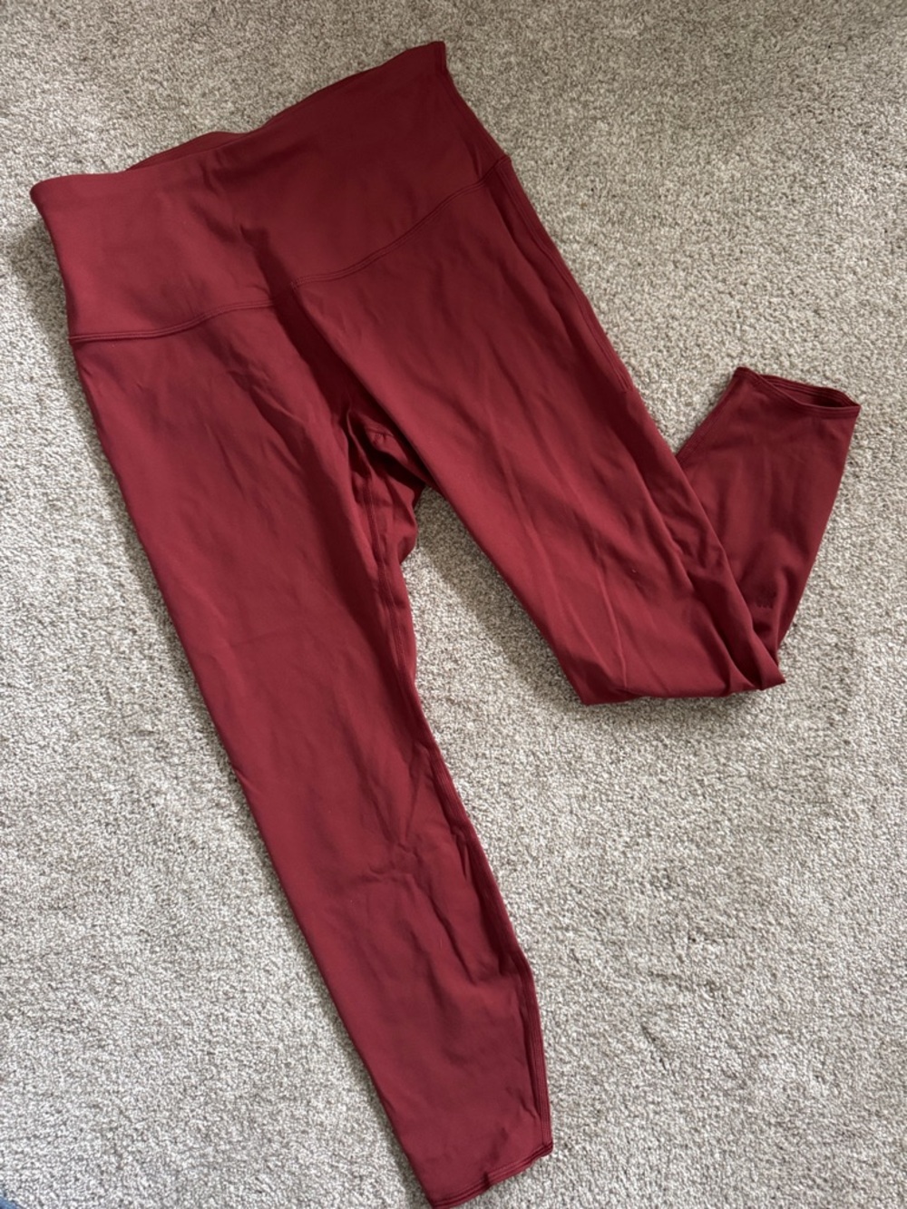 all in motion Women's High-Rise Leggings in Deep Red